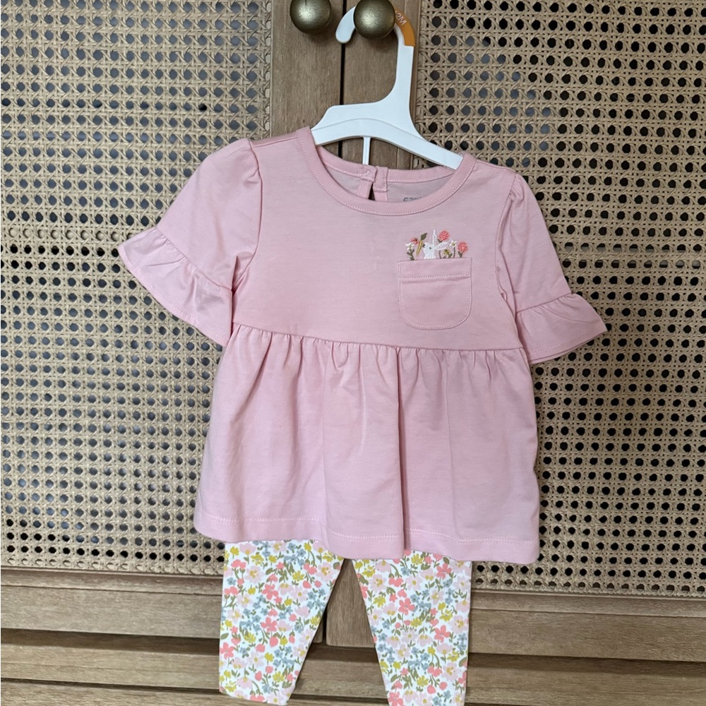 Carter's Pink Floral Kids Matching Set
